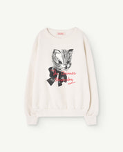 Load image into Gallery viewer, The Animals Observatory / Christmas / KID / Big Bear Sweatshirt / White