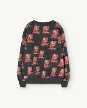 Load image into Gallery viewer, The Animals Observatory / Christmas / KID / Big Bear Sweatshirt / Black