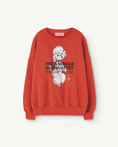 The Animals Observatory / Christmas / KID / Big Bear Sweatshirt / Red