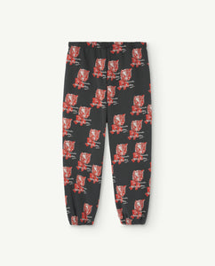 The Animals Observatory / Christmas / KID / Elephant Kids Pants / Black