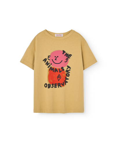 The Animals Observatory / SPRAY PRE-AW24 / KID / Rooster Oversized T-Shirt / Brown