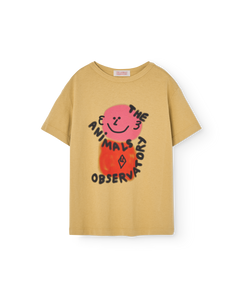 The Animals Observatory / SPRAY PRE-AW24 / KID / Rooster Oversized T-Shirt / Brown