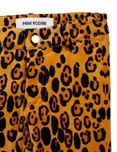 Load image into Gallery viewer, Mini Rodini / PRE SS24 / Velvet Flared Trousers / Leopard AOP