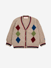 Load image into Gallery viewer, Bobo Choses / KID / Intarsia Cardigan / Bobo Diamonds