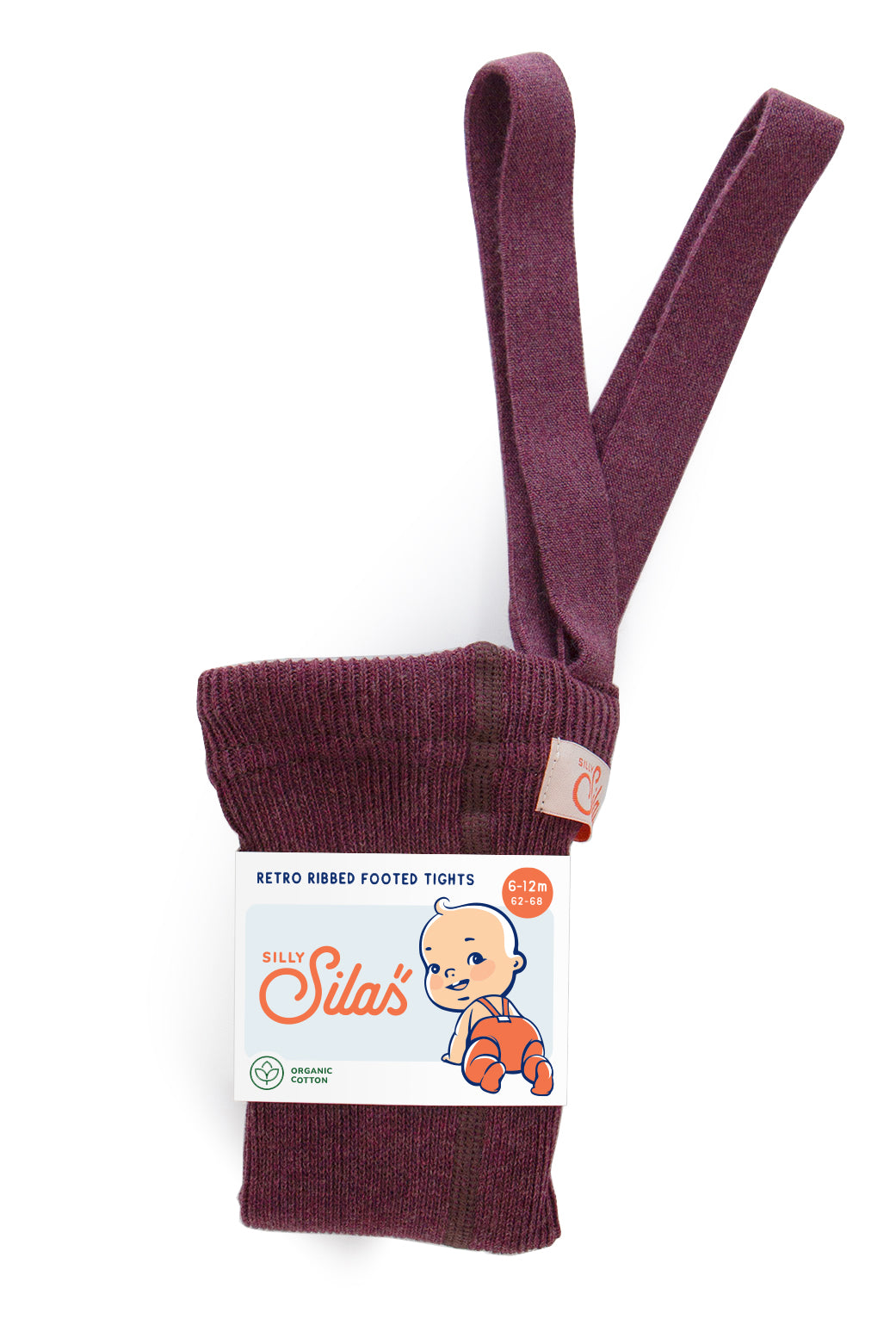 Silly Silas / Footed Tights / Fig Blend