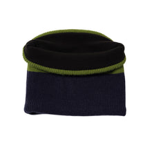 Load image into Gallery viewer, Gosoaky / Snood / Bee Real / Blue/Basil Green