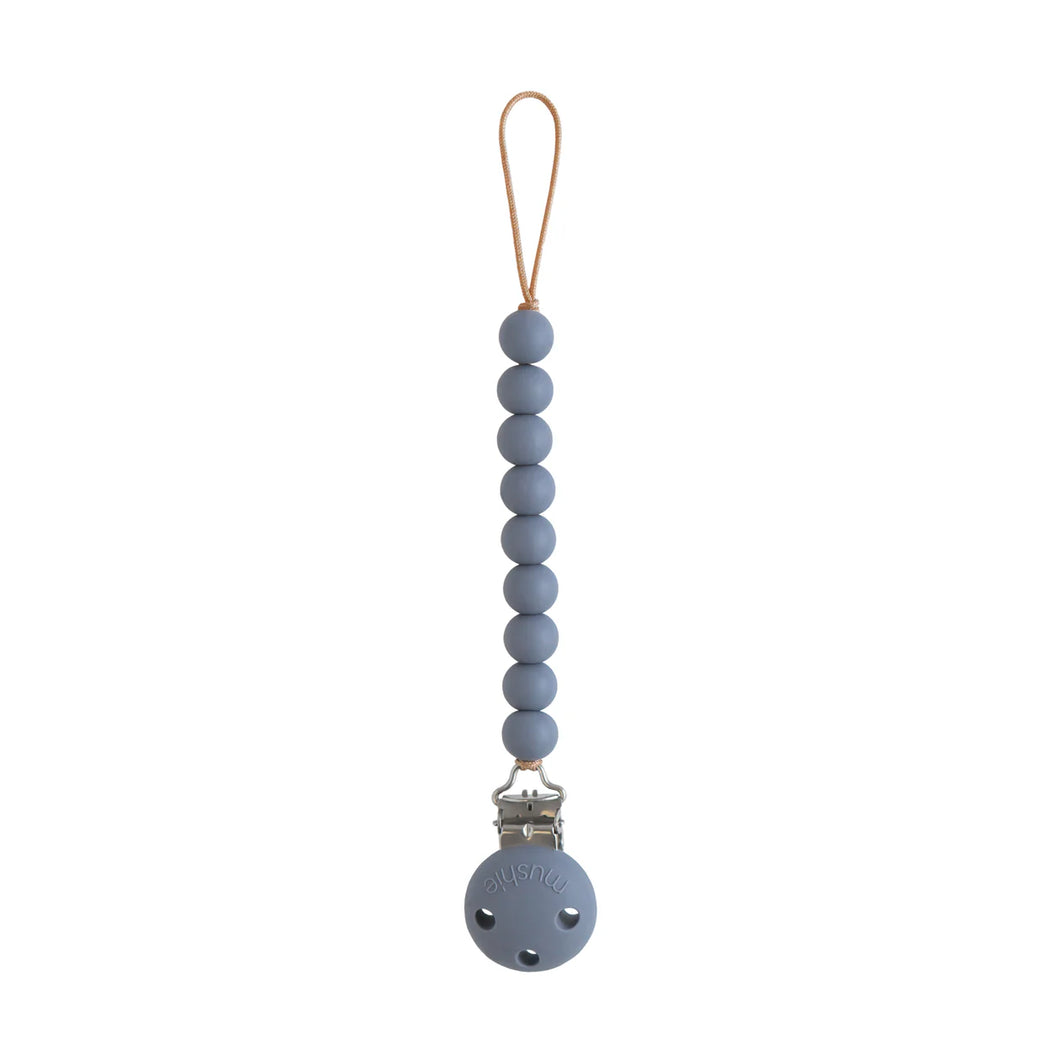 Mushie / Pacifier Clip / Hera / Blue
