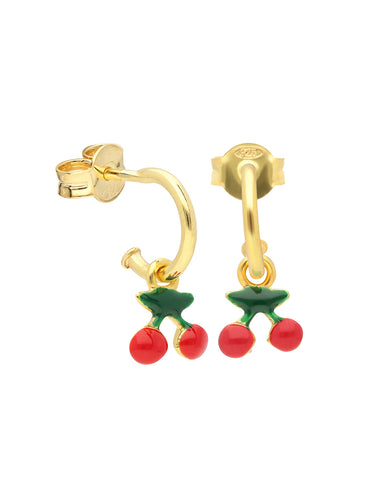 Selva Sauvage / Earring / Hoop / Sweet Cherry