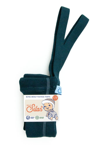 Silly Silas / Wooly Footless Tights / Blue Sapphire