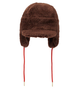 Mini Rodini / Faux Fur Cap / Brown