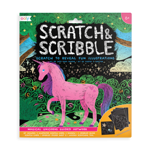 Load image into Gallery viewer, Ooly / Scratch &amp; Scribble / Magical Unicorns