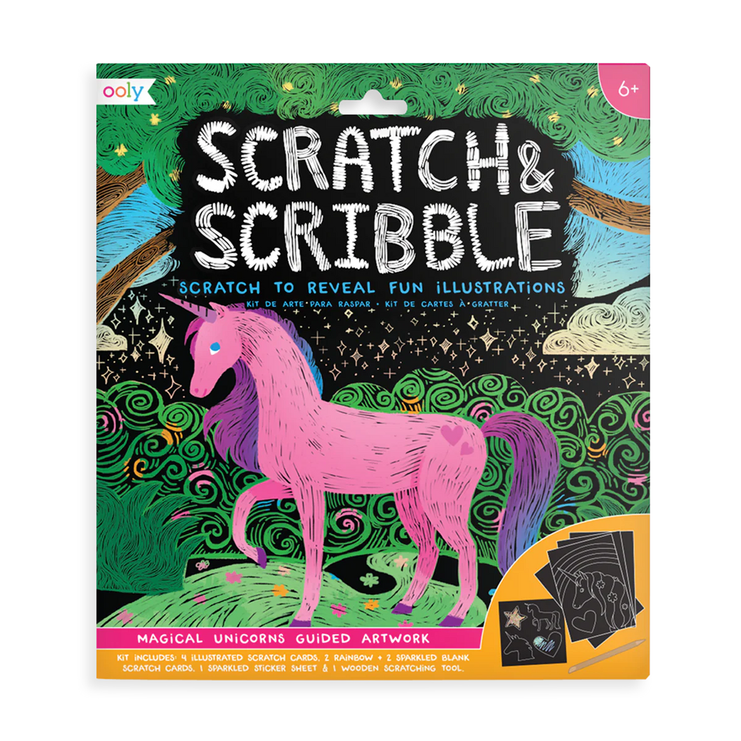 Ooly / Scratch & Scribble / Magical Unicorns