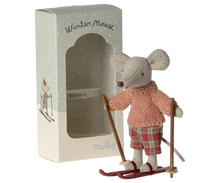 Load image into Gallery viewer, Maileg / Big Sister / Winter Mouse With Ski Set