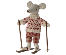 Load image into Gallery viewer, Maileg / Mum / Winter Mouse With Ski Set