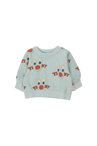 Tinycottons / BABY / Clowns Sweatshirt / Jade Grey
