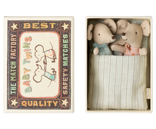 Load image into Gallery viewer, Maileg / Mouse in Box / Baby Twins