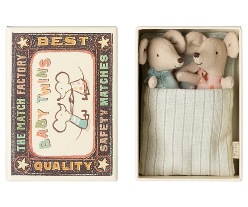 Maileg / Mouse in Box / Baby Twins