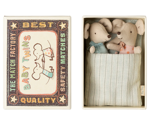 Maileg / Mouse in Box / Baby Twins
