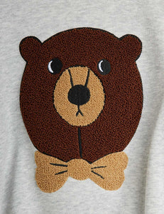 Mini Rodini / Sweatshirt / Bear Chenille / Grey