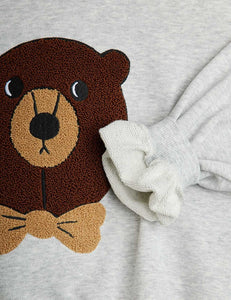 Mini Rodini / Sweatshirt / Bear Chenille / Grey