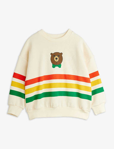 Mini Rodini / Sweatshirt / Bear / Stripes