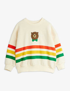 Mini Rodini / Sweatshirt / Bear / Stripes