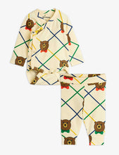 Load image into Gallery viewer, Mini Rodini / Baby Set /Bear / Stripes / Off White