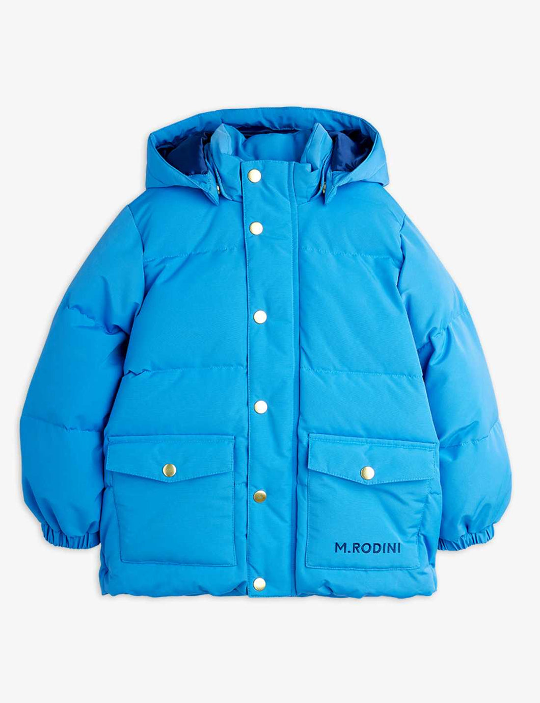 Mini Rodini / Hooded Puffer / Blue