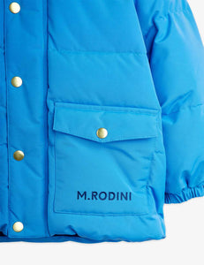 Mini Rodini / Hooded Puffer / Blue
