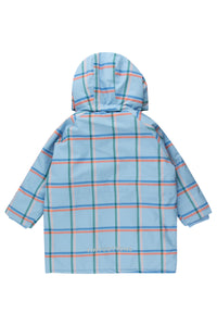 Tinycottons / KID / Check Snow Jacket / Milky Blue