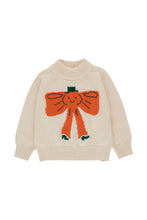 Load image into Gallery viewer, Tinycottons / KID / Bow Mockneck Sweater / Light Cream Melange