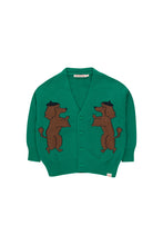 Load image into Gallery viewer, Tinycottons / KID / Poodle Cardigan / Emerald