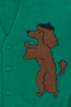 Load image into Gallery viewer, Tinycottons / KID / Poodle Cardigan / Emerald