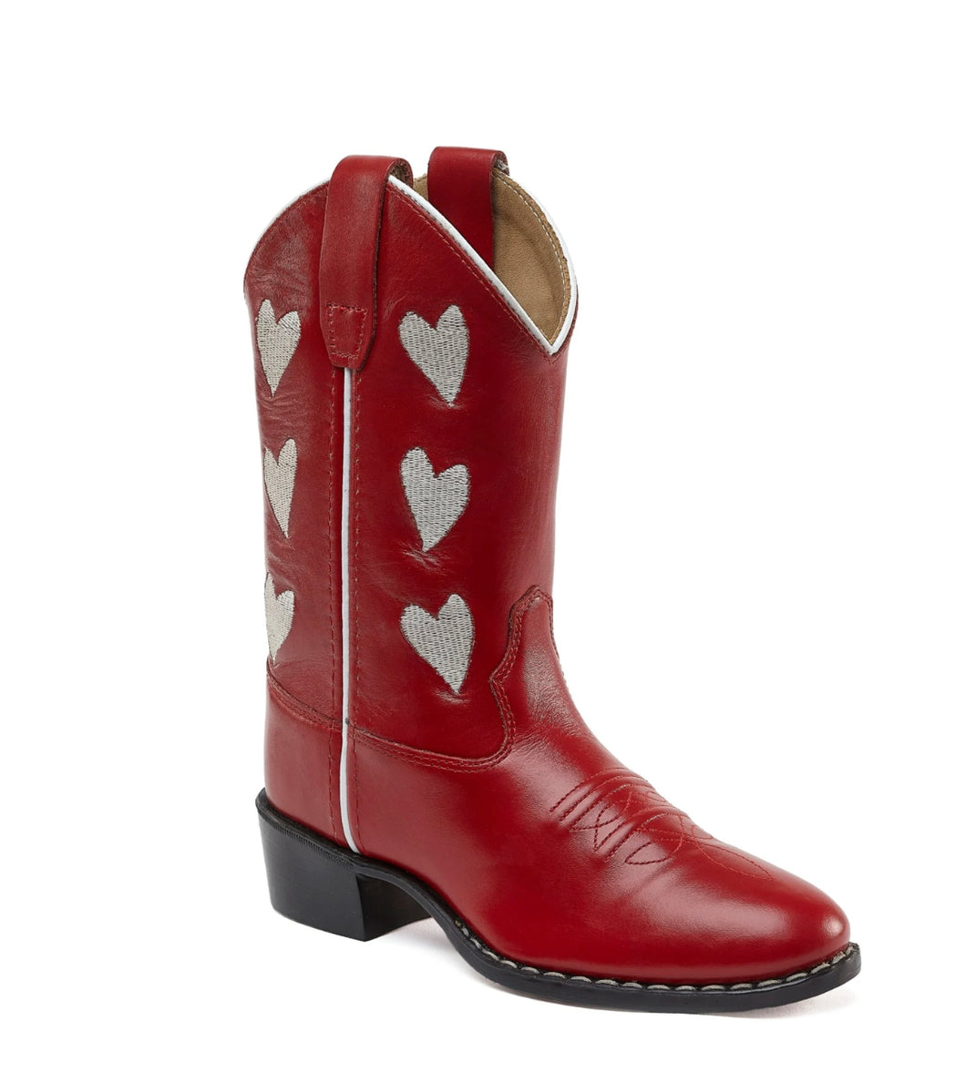 Bootstock / Cowboyboots / Hearts Red