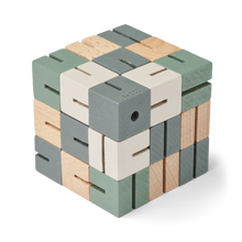 Load image into Gallery viewer, Liewood / Gavin / Cube Building Block 27 Pieces / Faune Green Mix