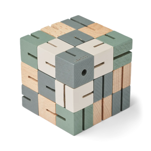 Liewood / Gavin / Cube Building Block 27 Pieces / Faune Green Mix