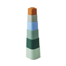 Load image into Gallery viewer, Liewood / Zuzu / Stacking Cups /Dove Blue Multi Mix