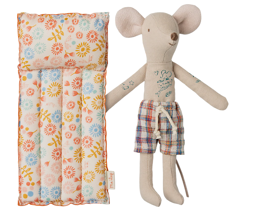 Maileg / Beach mouse / Dad with airmattress