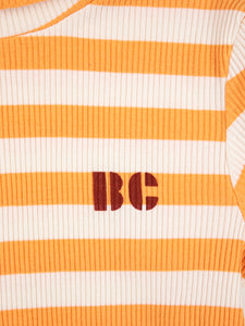 Bobo Choses / KID / Turtle Neck T-Shirt / Yellow Stripes