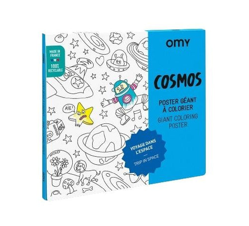 Omy Design & Play / Giant Colouring Poster / Cosmos