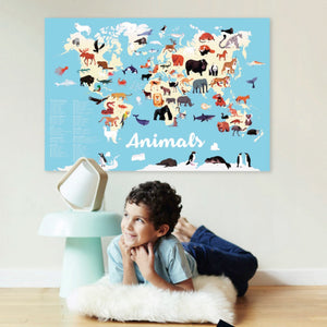 Poppik / Discovery Poster / Animals Of The World