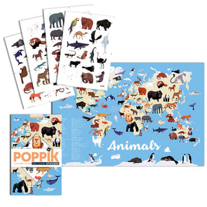 Poppik / Discovery Poster / Animals Of The World