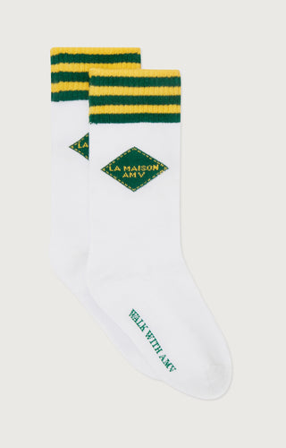American Vintage / Socks / Clypson / Vert et Jaune