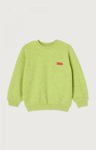 American Vintage / Sweatshirt / Doven / Overdyed Fluo Yellow