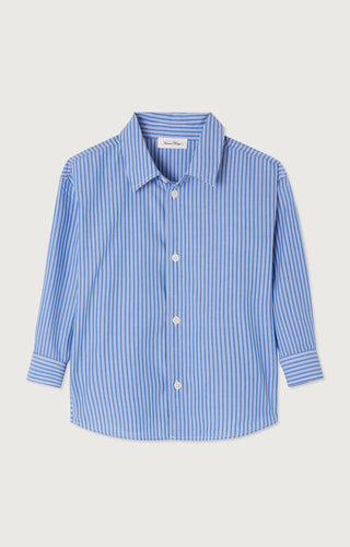 American Vintage / Shirt / Zatybay / Rayures Aqua