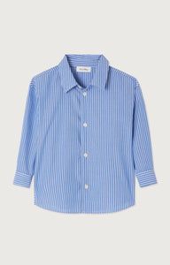 American Vintage / Shirt / Zatybay / Rayures Aqua