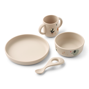 Liewood / Vivi Printed Tableware Set / Circus Sandy