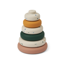 Load image into Gallery viewer, Liewood / Dag / Printed Stacking Tower / Splash Dots Sea Shell