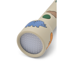 Load image into Gallery viewer, Liewood / Dinosaurs / Gry Printed Flashlight / Mist