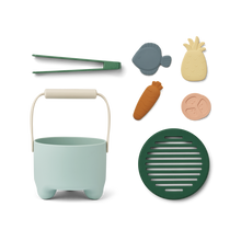 Load image into Gallery viewer, Liewood / Wesley / BBQ Play Set / Ice Blue Multi Mix